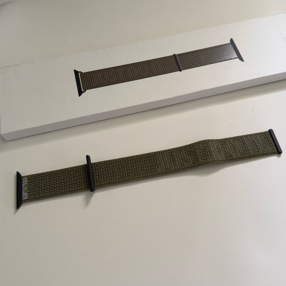 Apple Watch Band 41mm Nike Sport Loop (Sequoia/Pure Platinum)